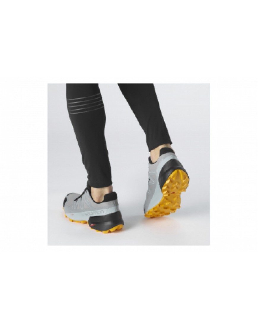 Chaussures pour le Trail Running Running Chaussures de Trail Salomon Speedcross 5 GTX Gris WA01650