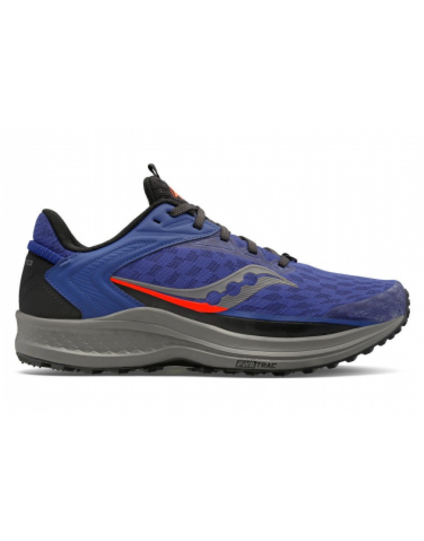 Chaussures pour le Trail Running Running  Chaussures de Trail Saucony Canyon TR 2 Bleu / Gris TD81267