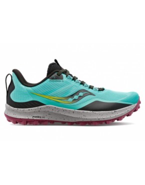 Chaussures pour le Trail Running Running  Chaussures de Trail Saucony Peregrine 12 Vert / Violet BQ30284