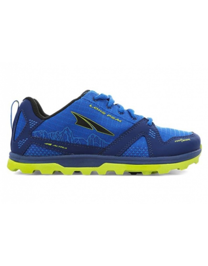 Chaussures pour le Trail Running Running  Chaussures Enfant Altra Lone Peak Bleu / Jaune GS59248