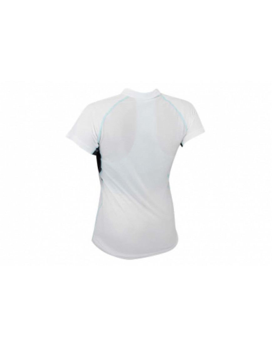 Vêtements Haut Randonnée Running Maillot Manches Courtes Raidlight Dry Light Femme Blanc GT09182