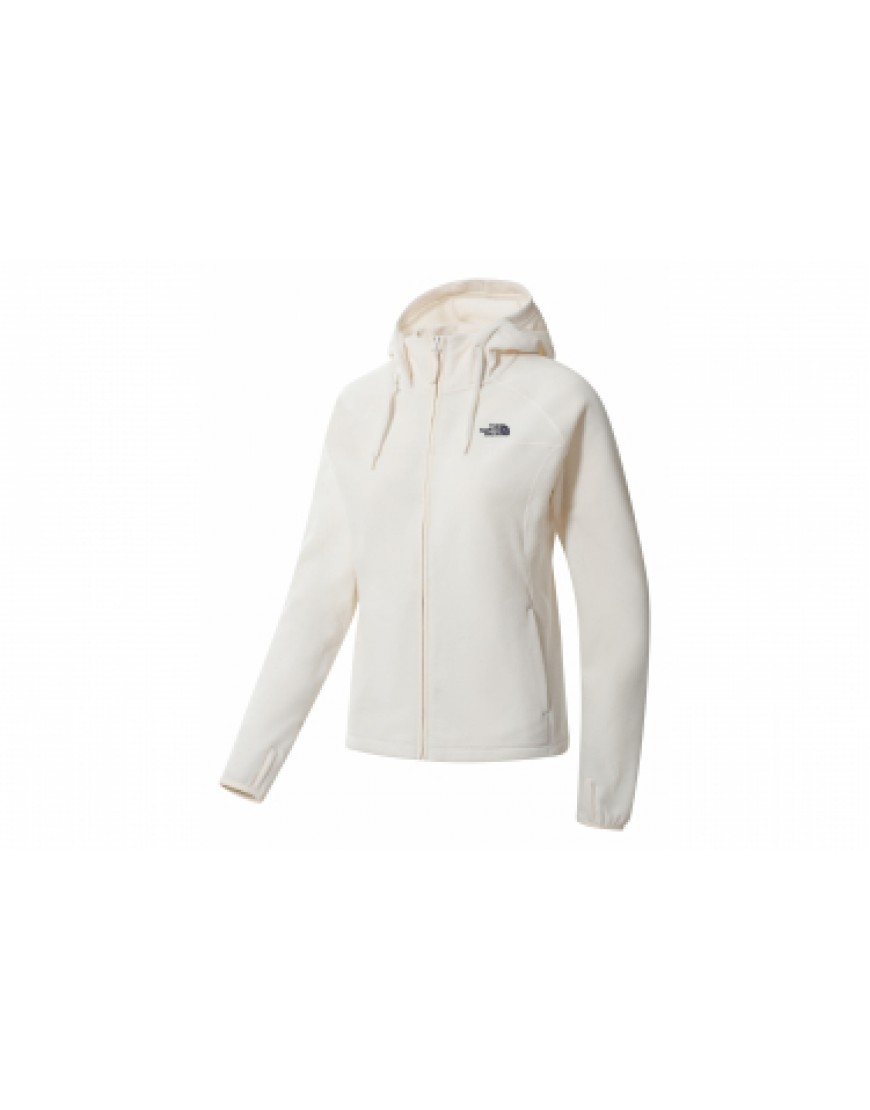 Vêtements Haut Randonnée Running  Polaire The North Face Homesafe Fleece Full Zip Blanc Femme ZG65062