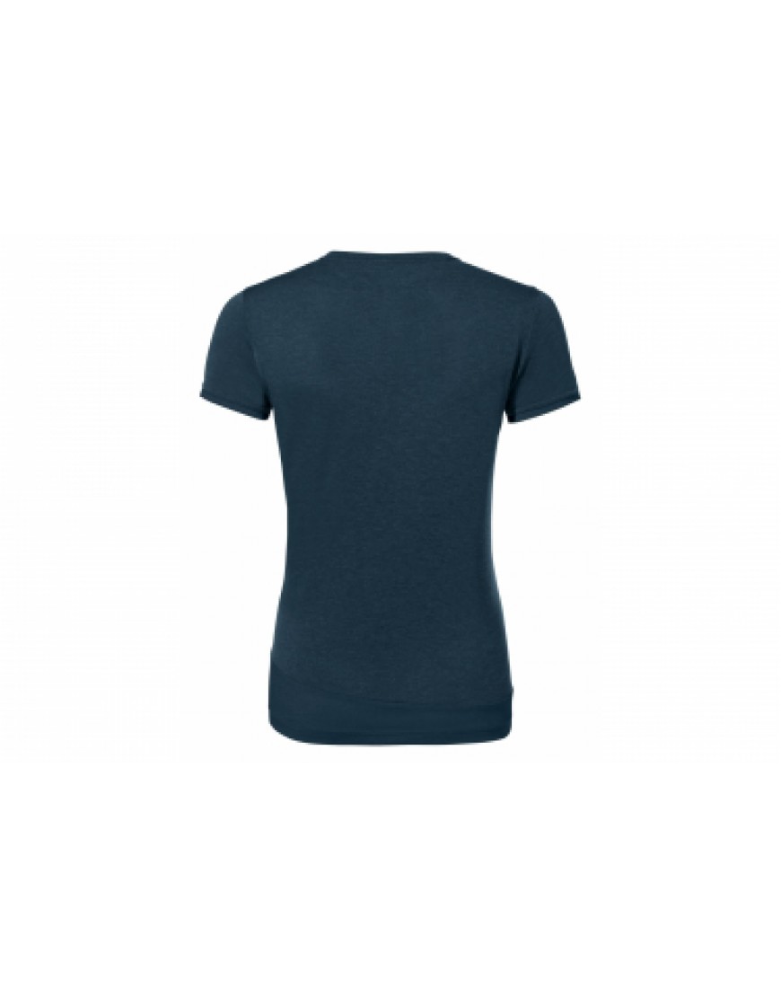 Vêtements Haut Randonnée Running T-Shirt Femme Vaude Sveit Shirt Bleu QI84001