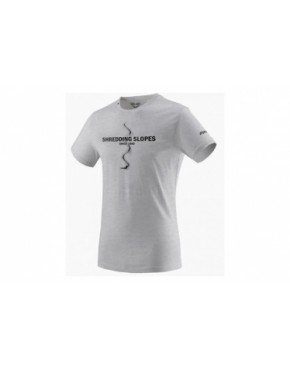 Vêtements Haut Randonnée Running  T-shirt homme heritage shredding slopes white melange UM06008