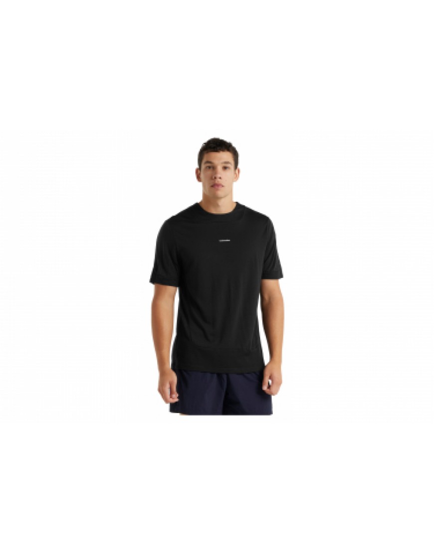 Vêtements Haut Randonnée Running  T-Shirt Icebreaker ZoneKnit Noir ZR27108