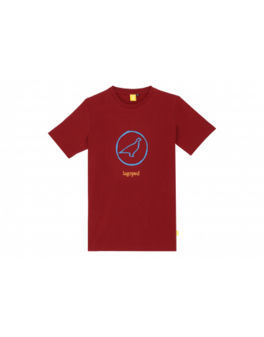Vêtements Haut Randonnée Running  T-Shirt Lagoped Teerec Bird Rouge OA07441
