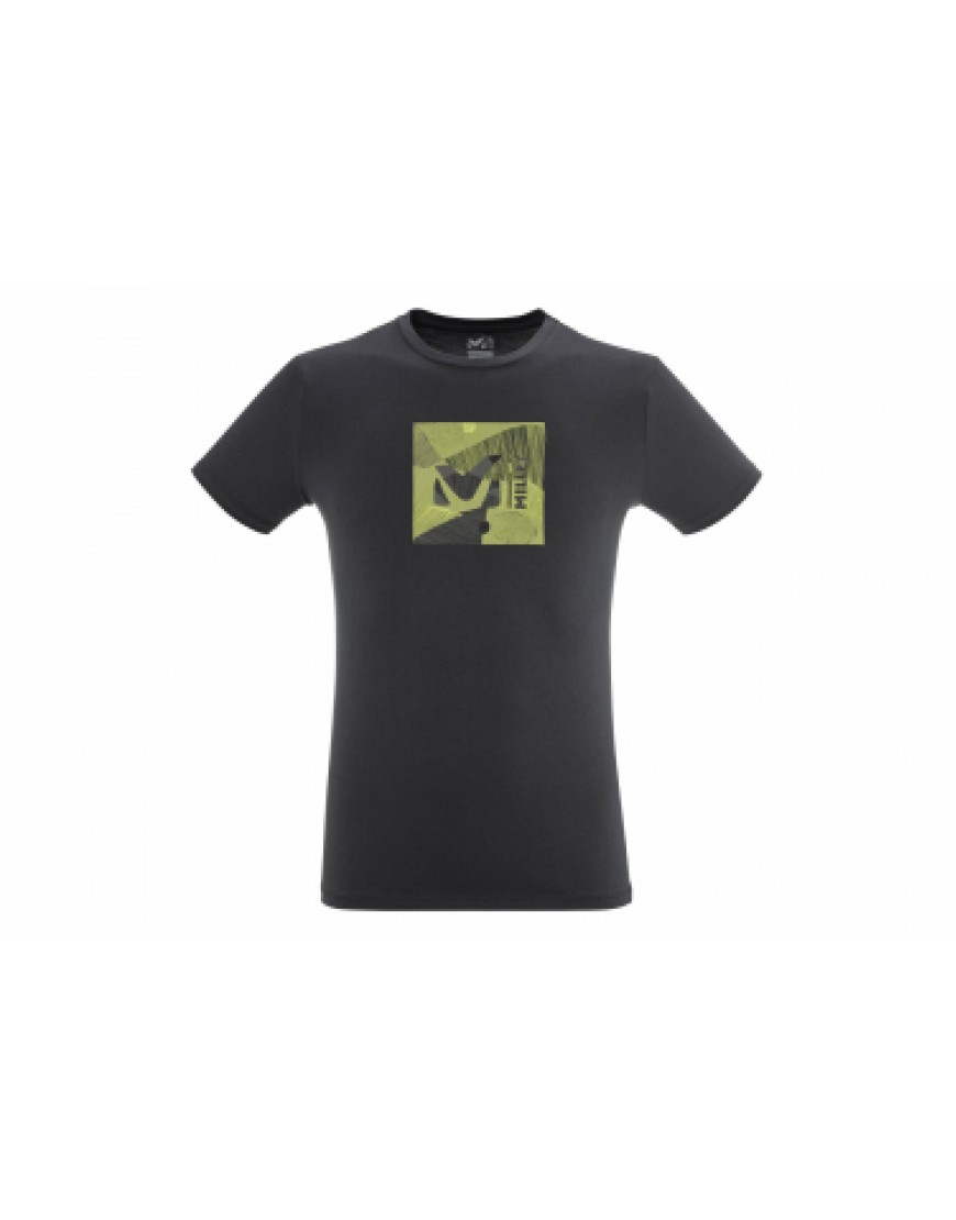 Vêtements Haut Randonnée Running  T-Shirt Millet Siurana Noir Homme XM32425