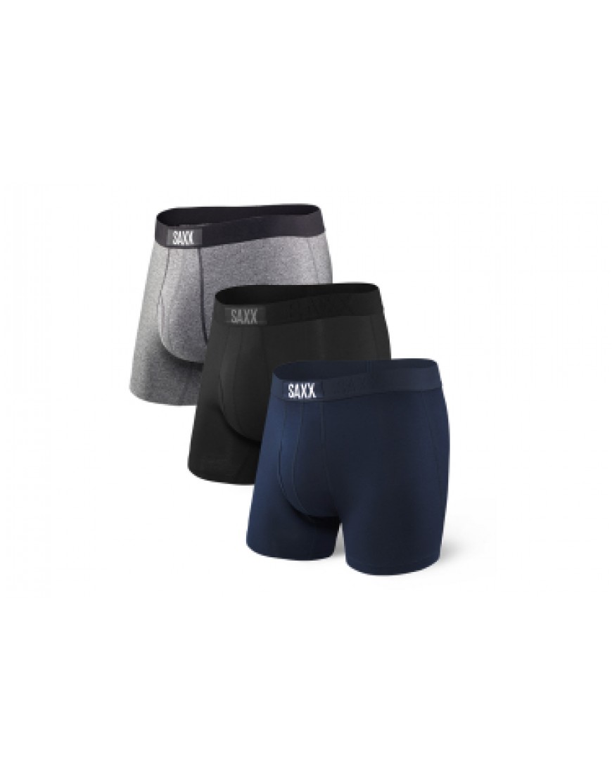 Autres Textiles Bas Outdoor Running  Boxer Pack de 3 Saxx Ultra Noir Gris Bleu MZ61437