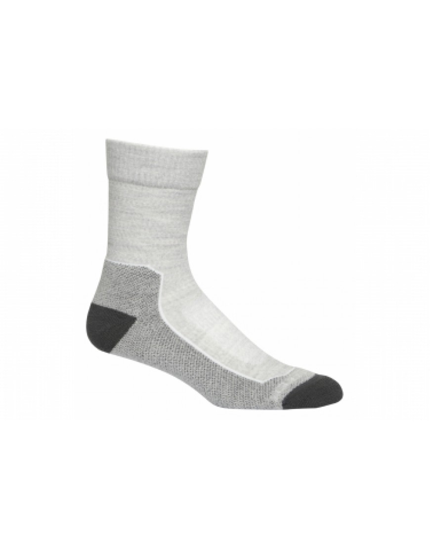 Autres Textiles Bas Outdoor Running  Chaussettes Icebreaker Hike+ Light Crew Blanc HG90521