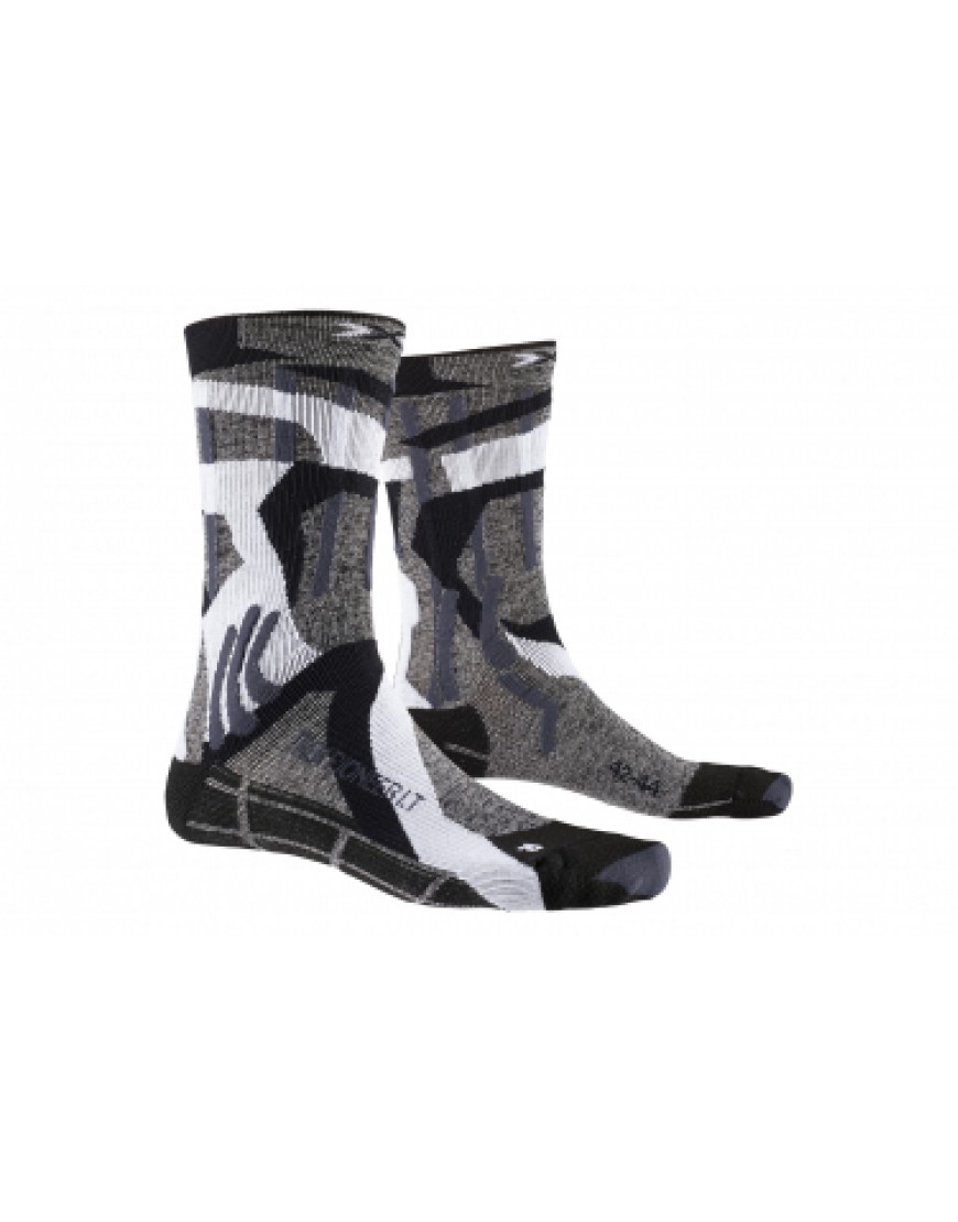 Autres Textiles Bas Outdoor Running  Paire de Chaussettes X-Socks TREK PIONNER LT Gris Camo AJ90668