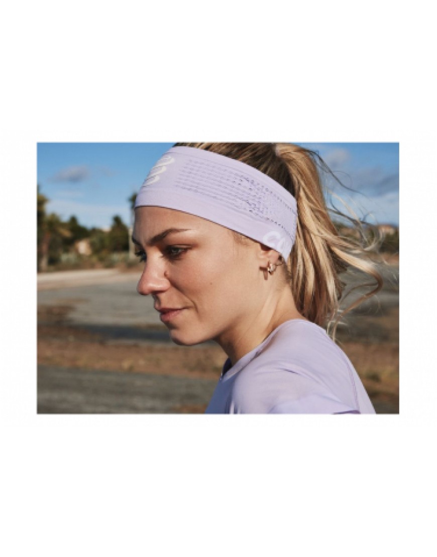 Accessoires textile Outdoor Running Bandeau Headband On/Off Violet Unisex LC01102