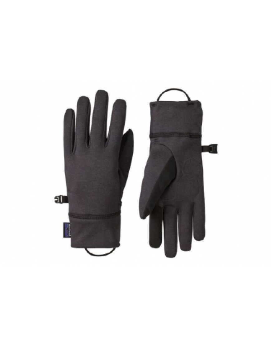 Accessoires textile Outdoor Running  Gants Hiver Patagonia R1 Daily Gloves Noir Unisex UW63783