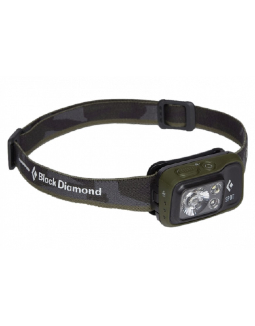 Bivouac & Camping Running  Lampe frontale Black Diamond Spot 400 Vert Olive AB61273
