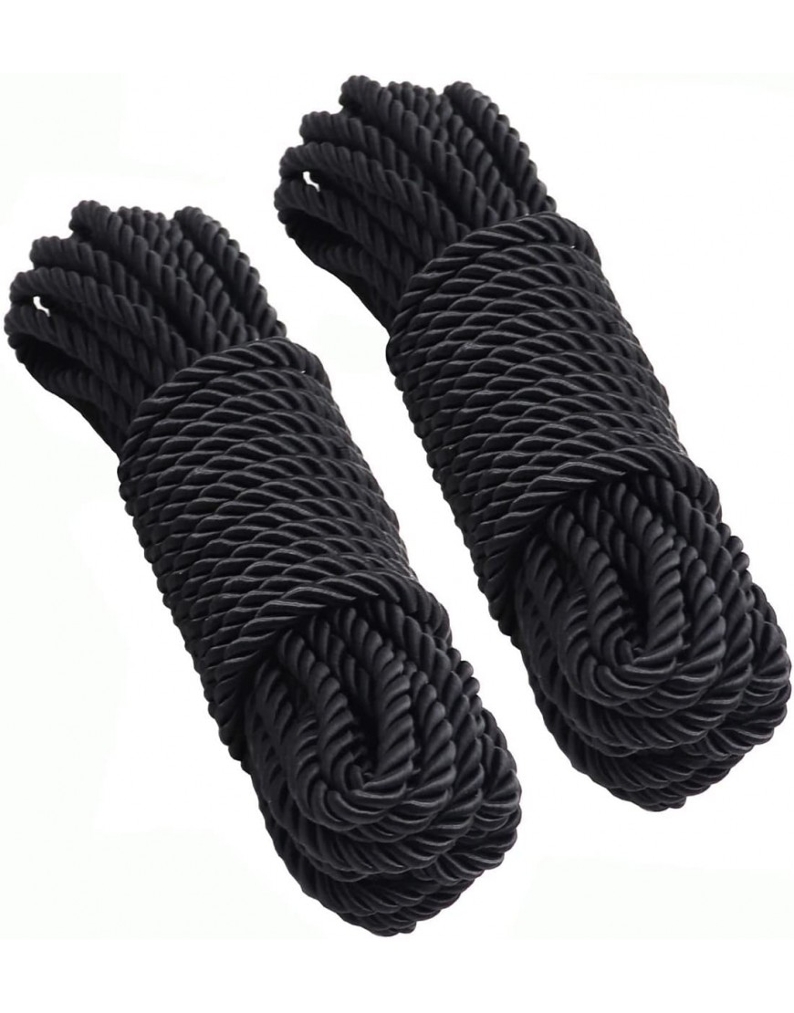 KuTi Kai Corde multi-usage 6 mm 10 m – 32 pieds de longueur solide multifonction souple 100 % nylon corde naturelle torsadée durable B08XC29L13