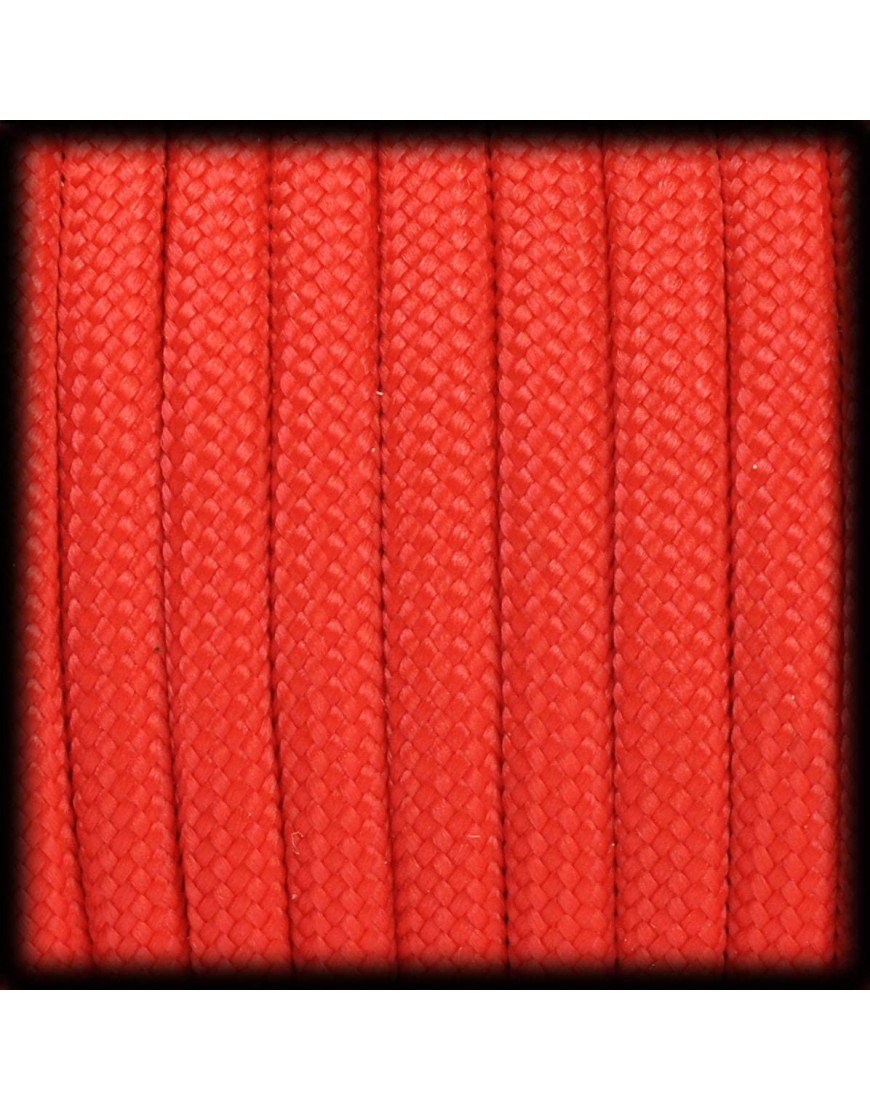 Paracorde 550 corde de survie à usages multiples et ultra-résistante corde de parachute corde gainée en nylon longueur totale: 31m couleur: rouge – ATTENTION: NE PAS UTILISER CETTE CORDE POUR L'ESCALADE de la marque Ganzoo B00BQC902K