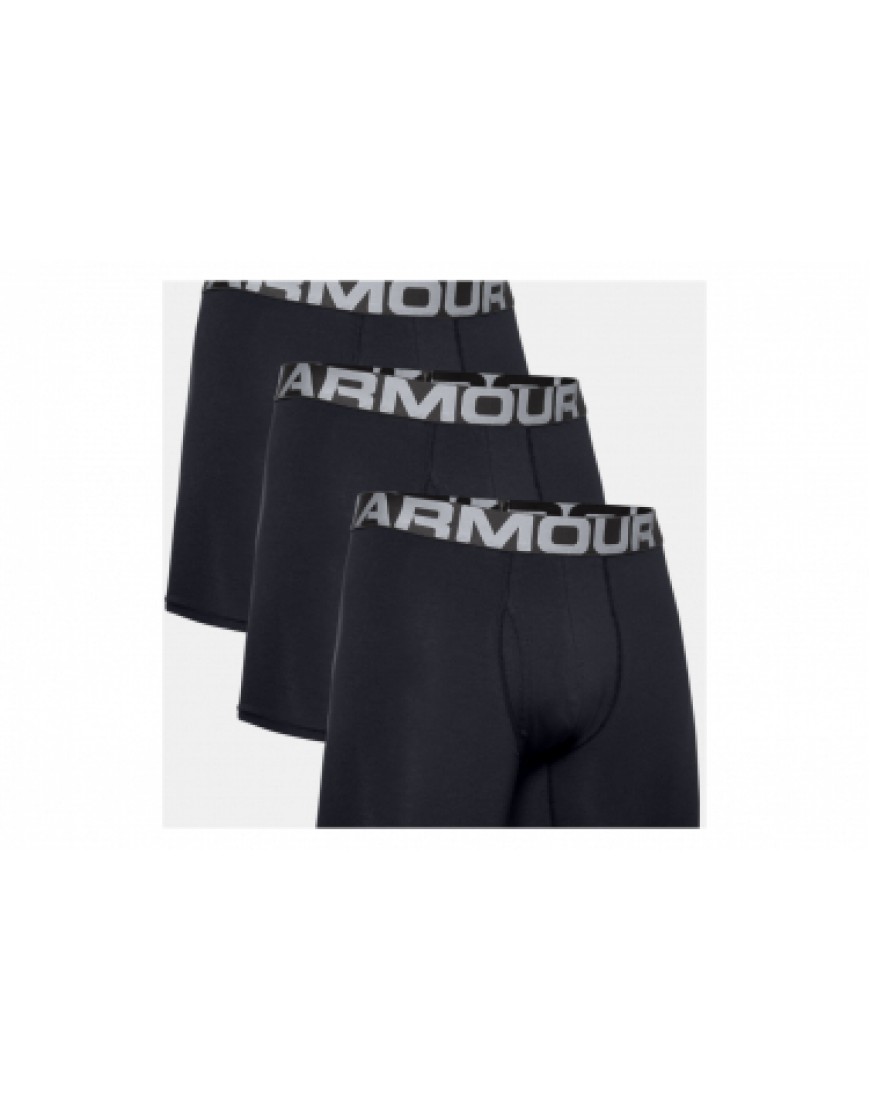 Vêtements Bas Running Running Boxer Under Armour Charged Cotton 15cm (lot de 3) Gris Noir Homme MX26695