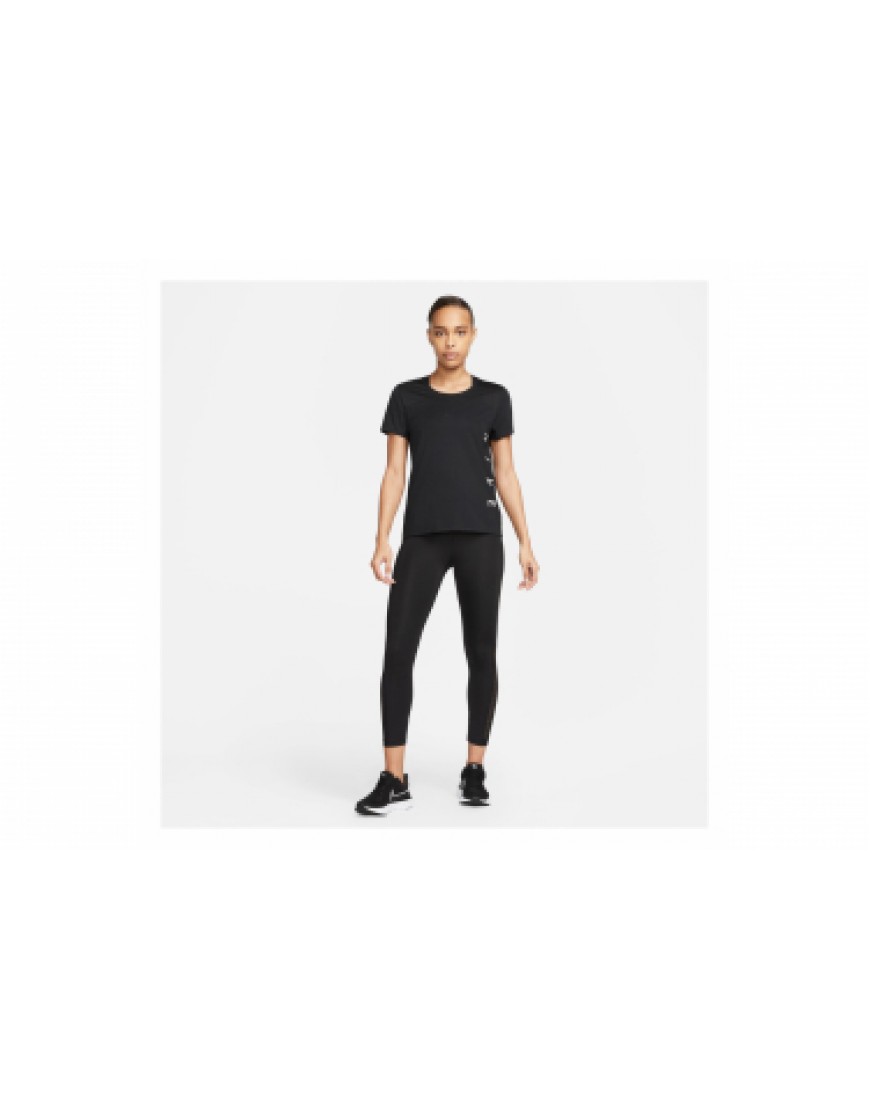 Vêtements Bas Running Running Collant Long Femme Nike Dri-Fit Fast Noir AG54178