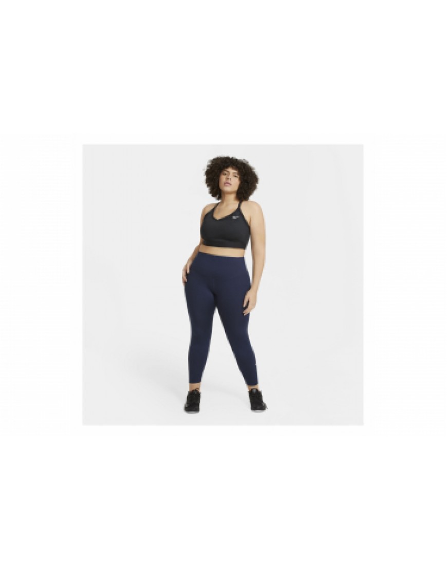 Vêtements Bas Running Running Collant Long Femme Nike Dri-Fit One Bleu VR36440