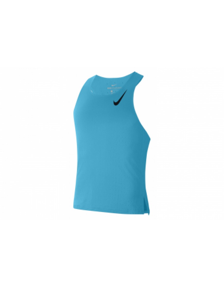 Vêtements Hauts Running Running Débardeur Nike AeroSwift Bleu TD06626