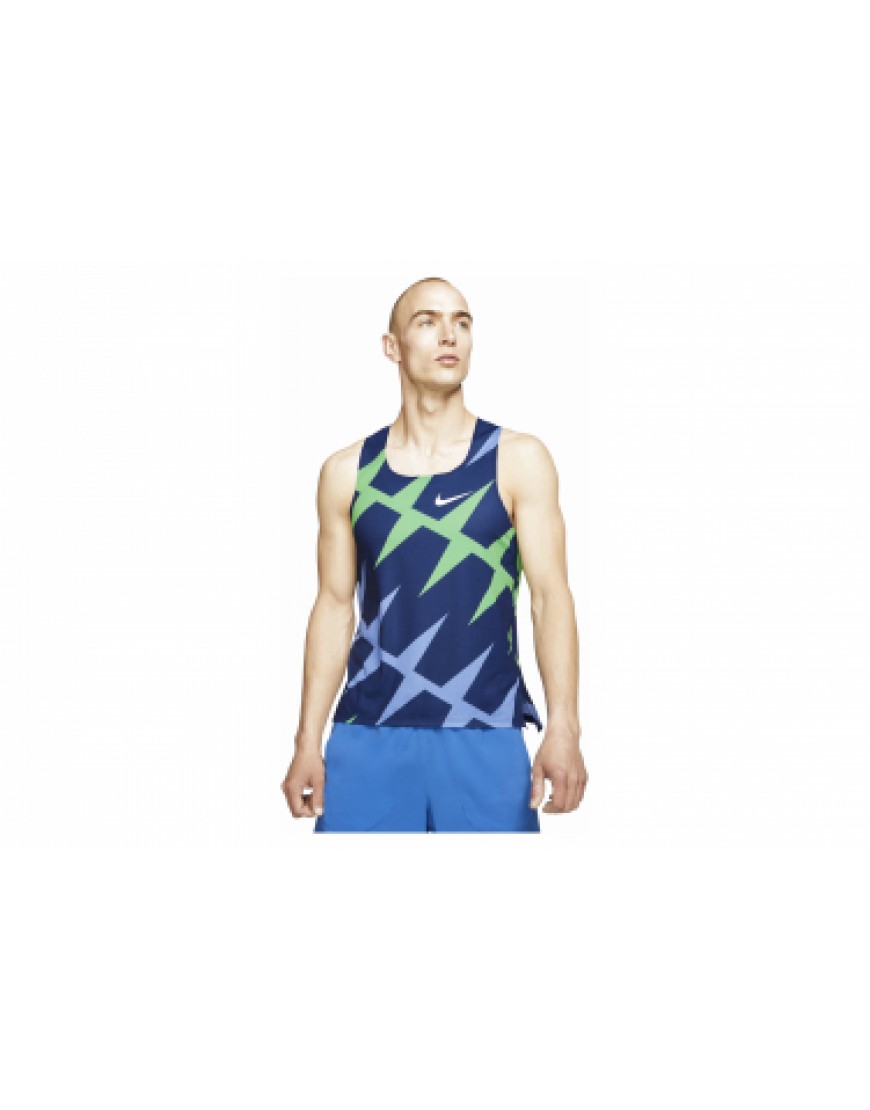 Vêtements Hauts Running Running  Débardeur Nike Dri-Fit AeroSwift Bleu Vert PR45819