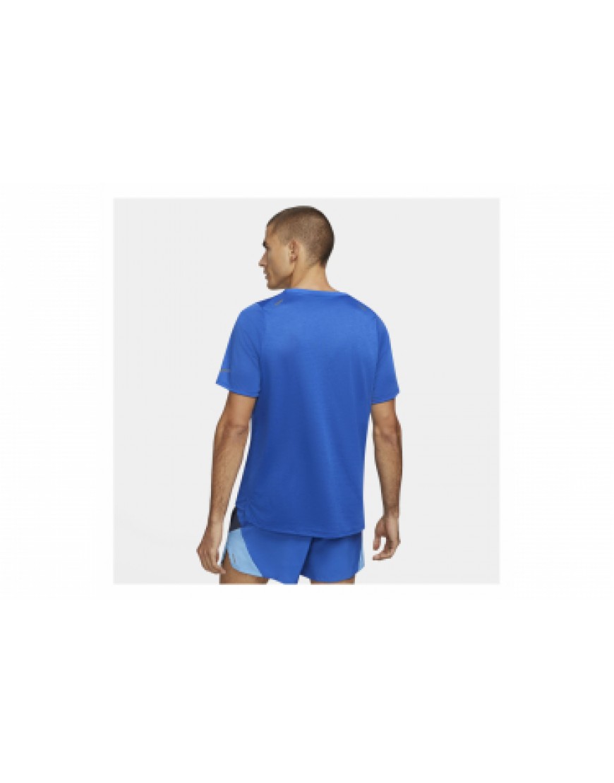 Vêtements Hauts Running Running Maillot manches courtes Nike Rise 365 BRS Bleu Homme EJ02452