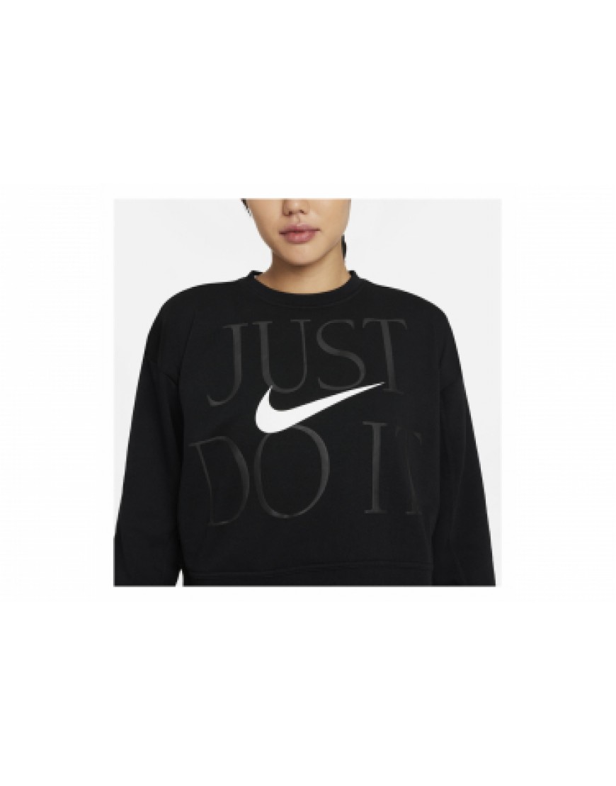 Vêtements Hauts Running Running Sweat Nike Dri-Fit Get Fit Noir Femme DU81639