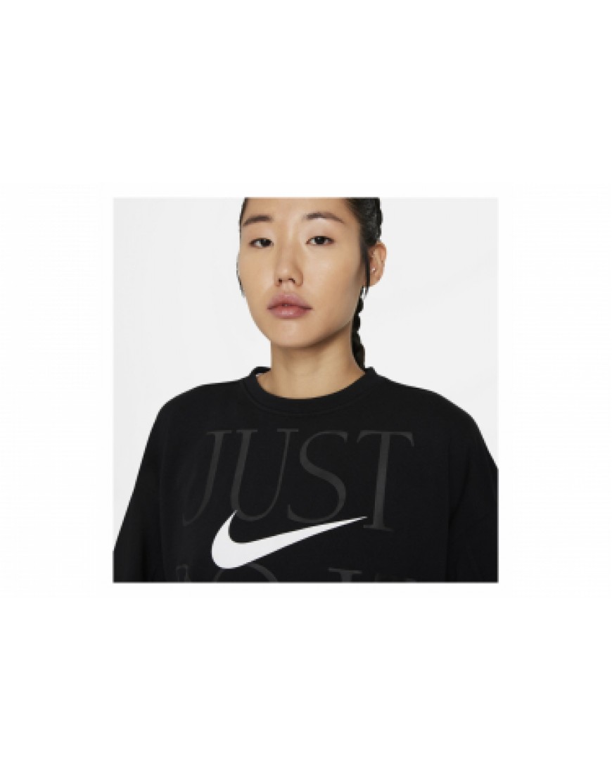 Vêtements Hauts Running Running Sweat Nike Dri-Fit Get Fit Noir Femme DU81639