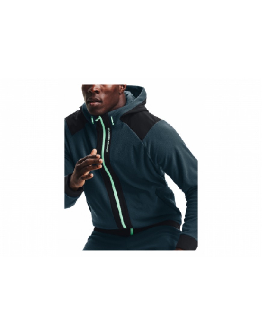 Vêtements Hauts Running Running Sweatshirt à capuche en polaire entièrement zippé Under Armour RUSH™ KD06490
