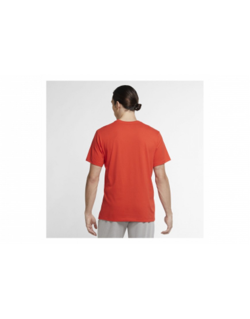 Vêtements Hauts Running Running T-Shirt Manches Courtes Nike Dri-Fit Running Rouge HC44003