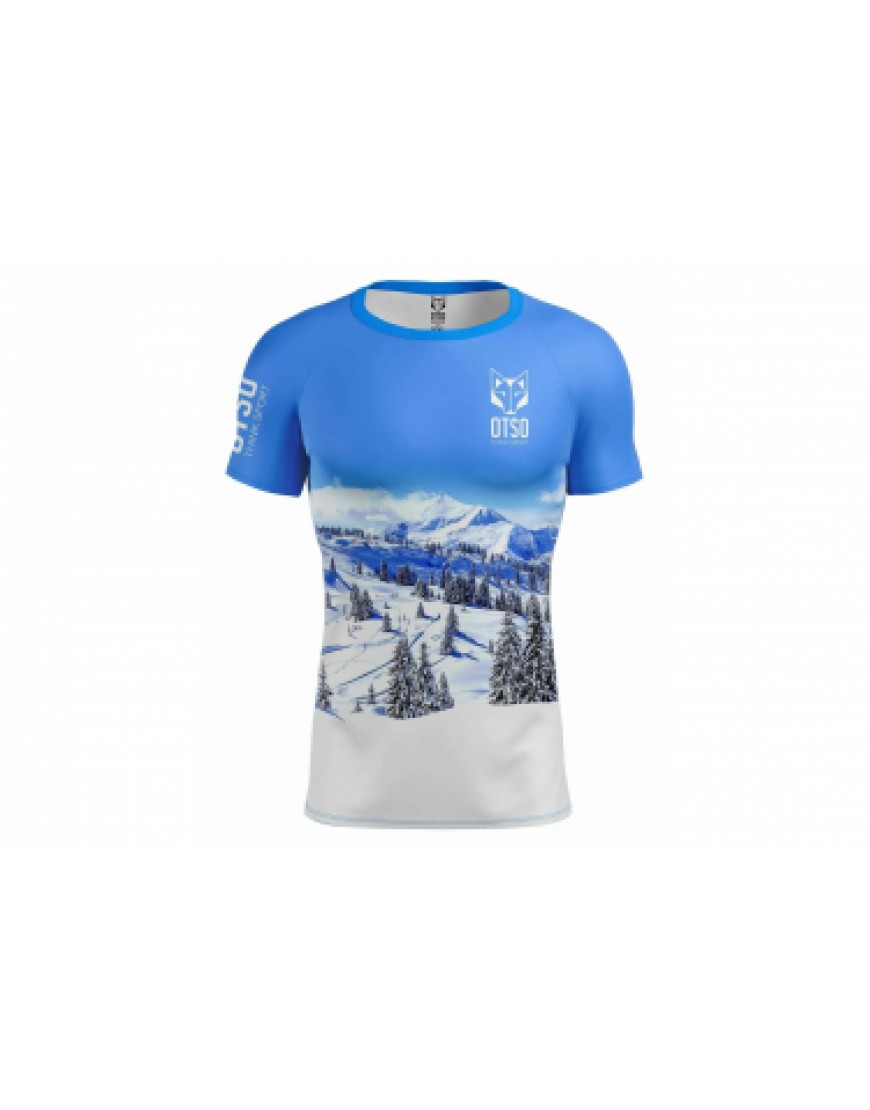 Vêtements Hauts Running Running T-shirt Otso Snow Forest PD30567