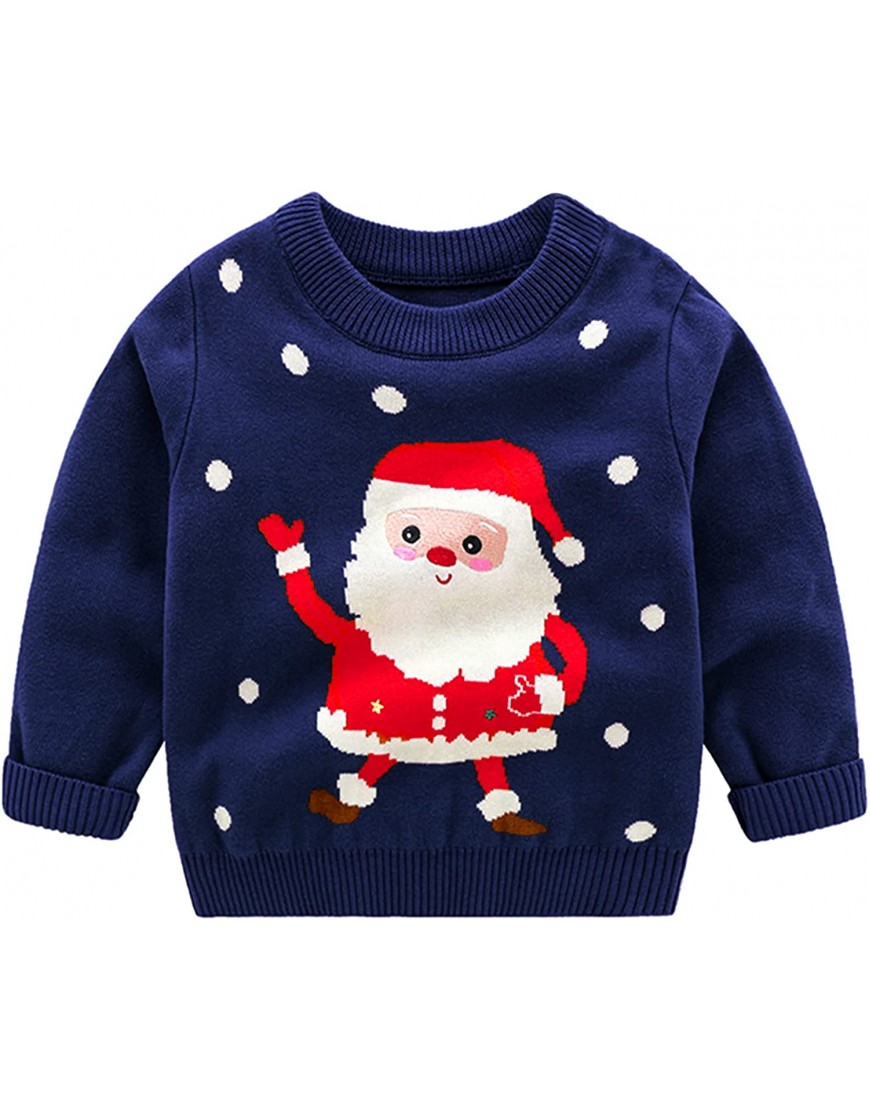 Garçons Chandail Sweat-shirt de Noël Pull-over Coton T-shirt à Manches Longues 3-4 Ans B08K4LZPQJ