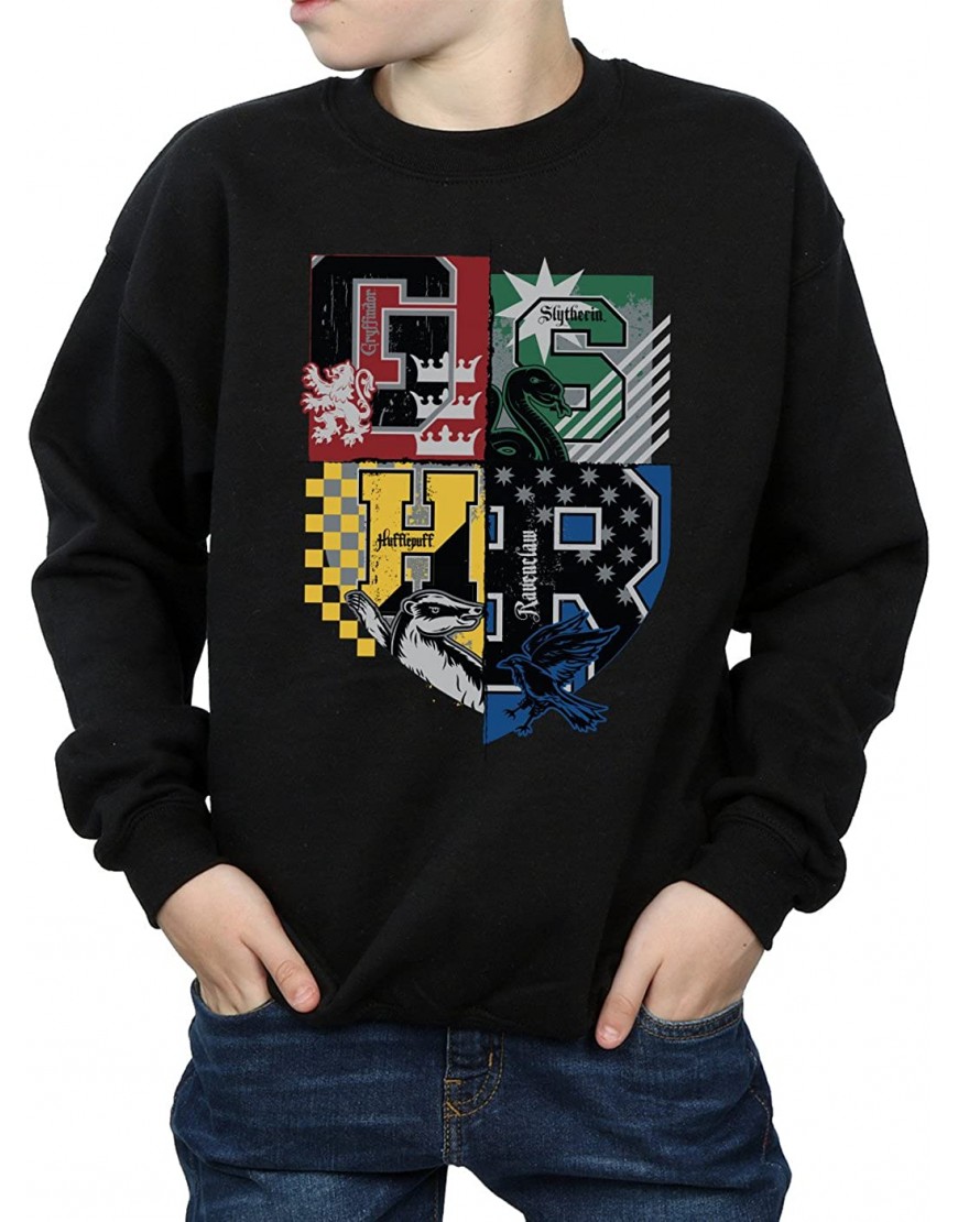 Harry Potter Garçon Hogwarts Varsity Sweat-Shirt B075HCWMF2