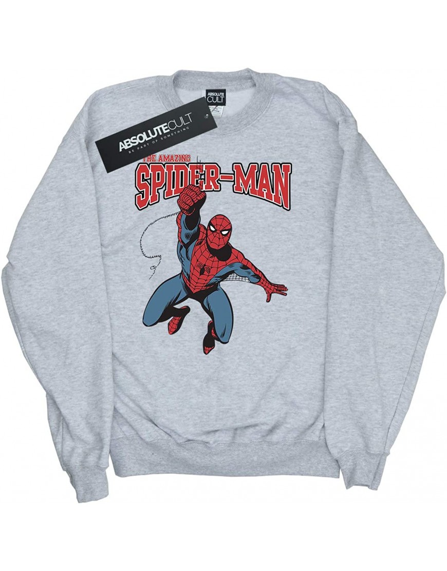 Marvel Garçon Spider-Man Totally Awesome Sweat-Shirt B07DF6Z99B